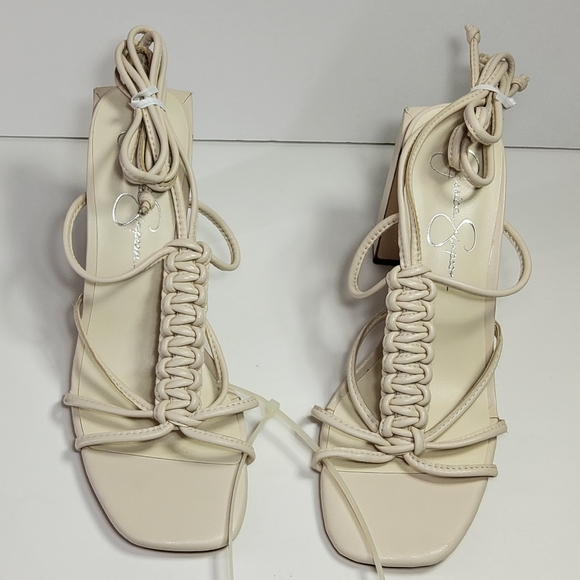 Jessica Simpson Women's Maena Ankle Wrap Sandal Heeled - Picture 8 of 16